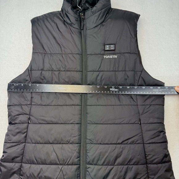 Toastiv Heated Vest Women Medium Black Puffer NO BATTERY - Picture 4 of 16
